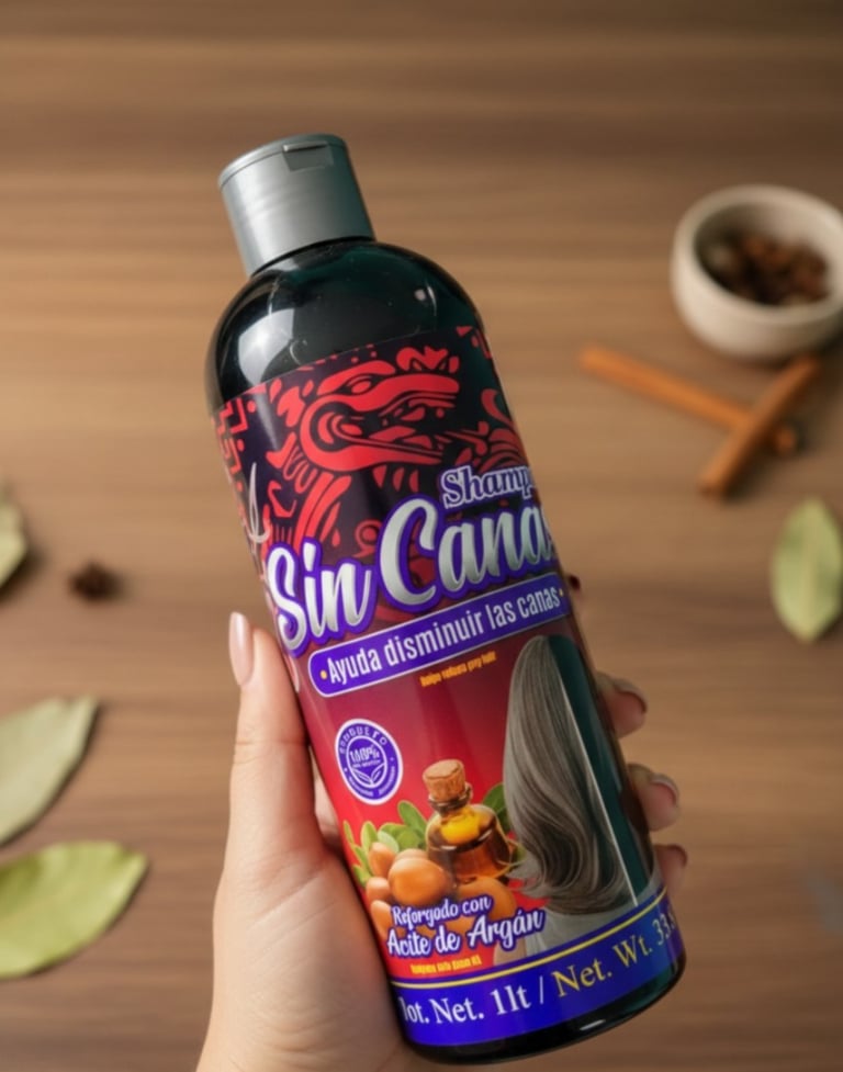 shampoo natural para eliminar canas de forma gradual