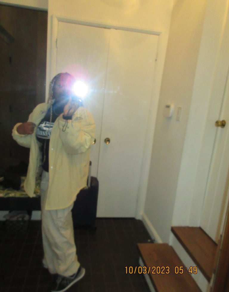 Digital camera mirror selfie