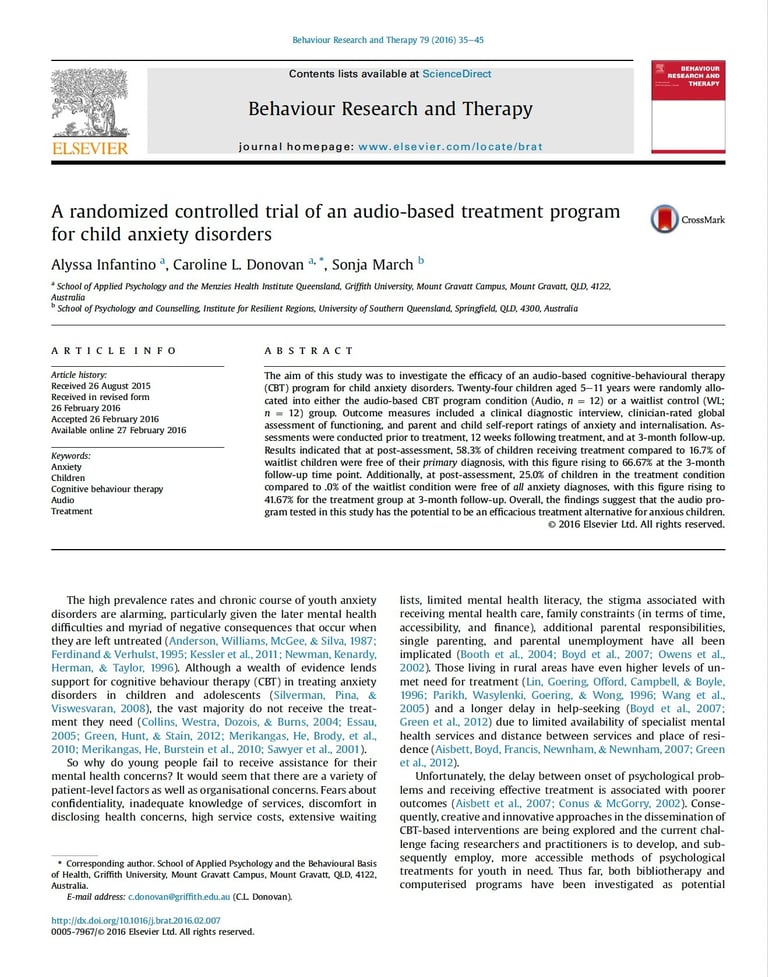 a document with a description of a research paper