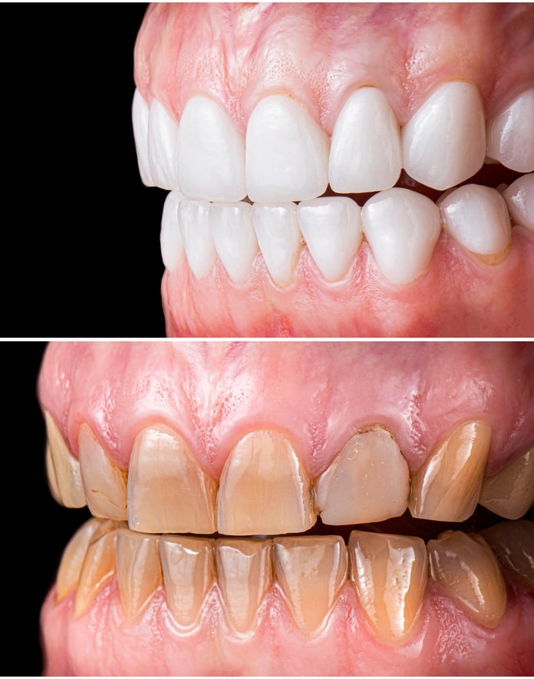 Transformação de sorriso com Facetas Dentárias, antes e depois. Reabilitação oral com Engenharia Est