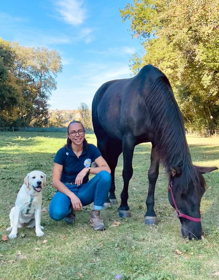 Zoé Gavoille masseuse animalier