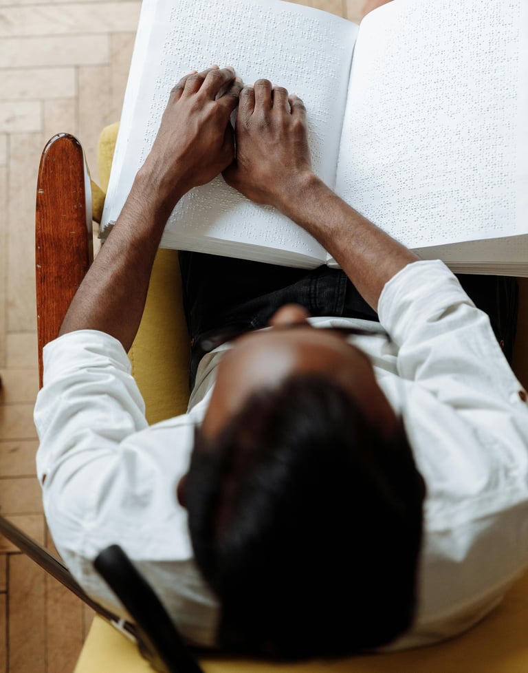 Accessible information and support for people navigating complex systems