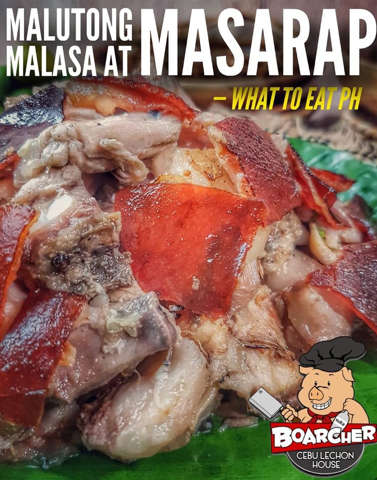 delicious food review of boarcher cebu lechon house