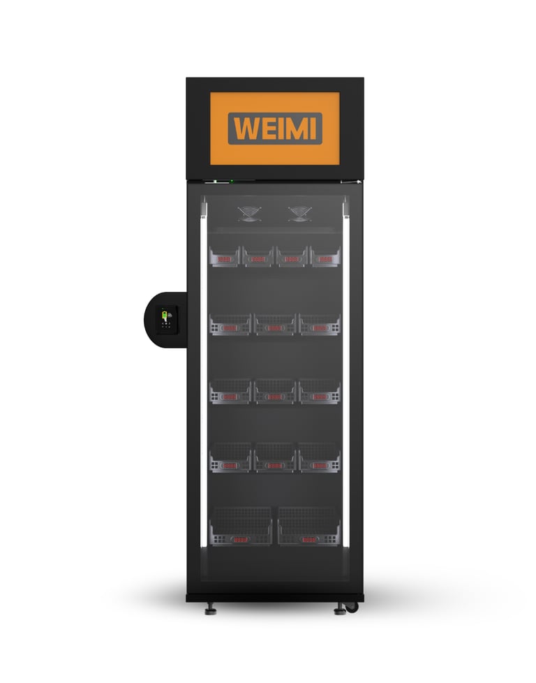 WEIMI viendurvju pašapkalpošanās ledusskapis produktu pārdošanai
