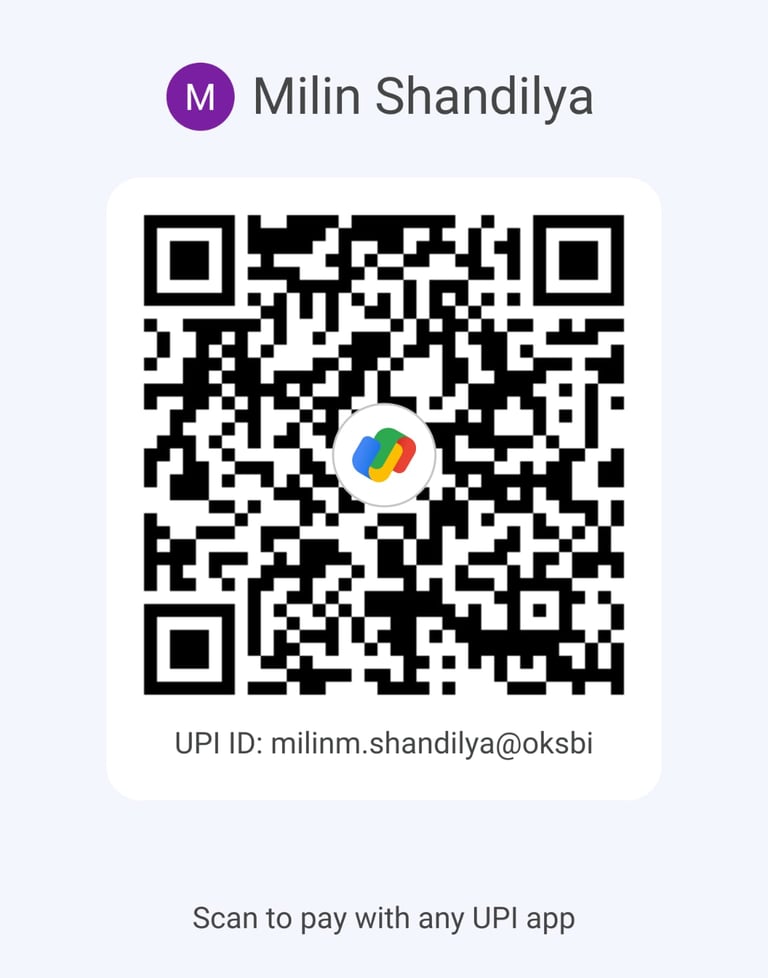 QR code for online physiotherapy consultation payment