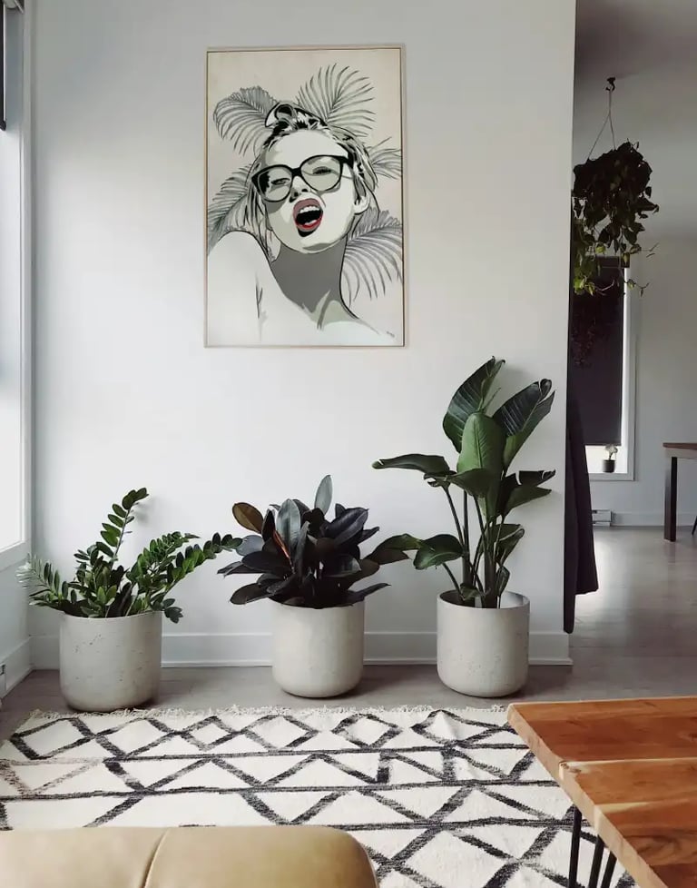 Efin art on wall