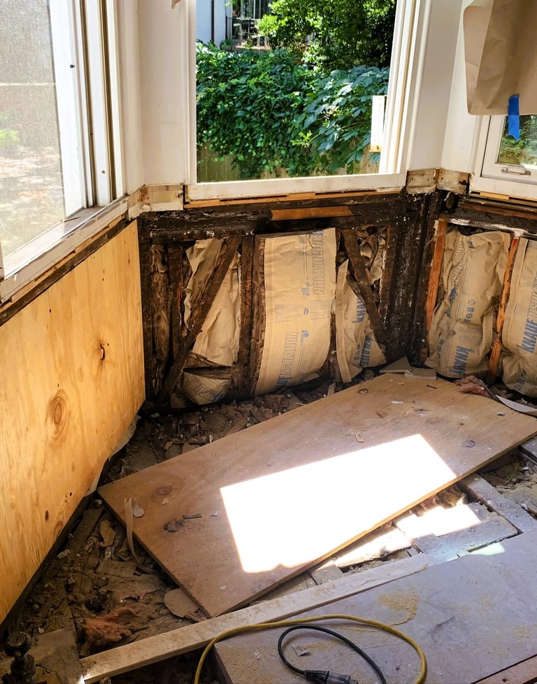 Demolition, kitchen renovations, tilework, and painting