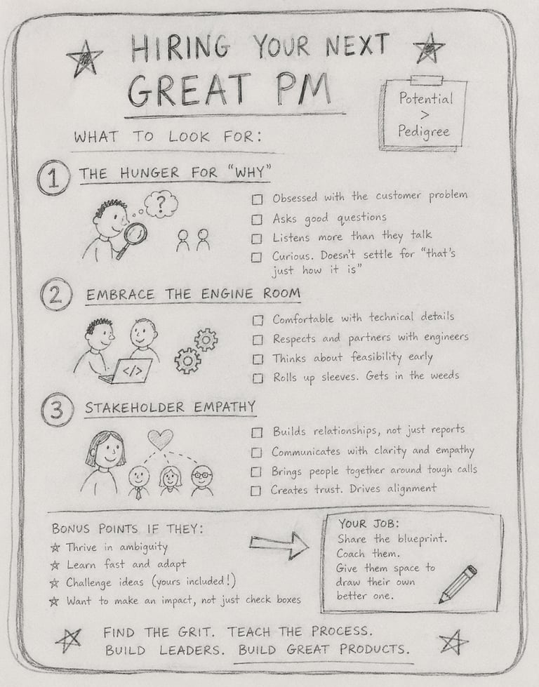 Hire your next product manager for potential