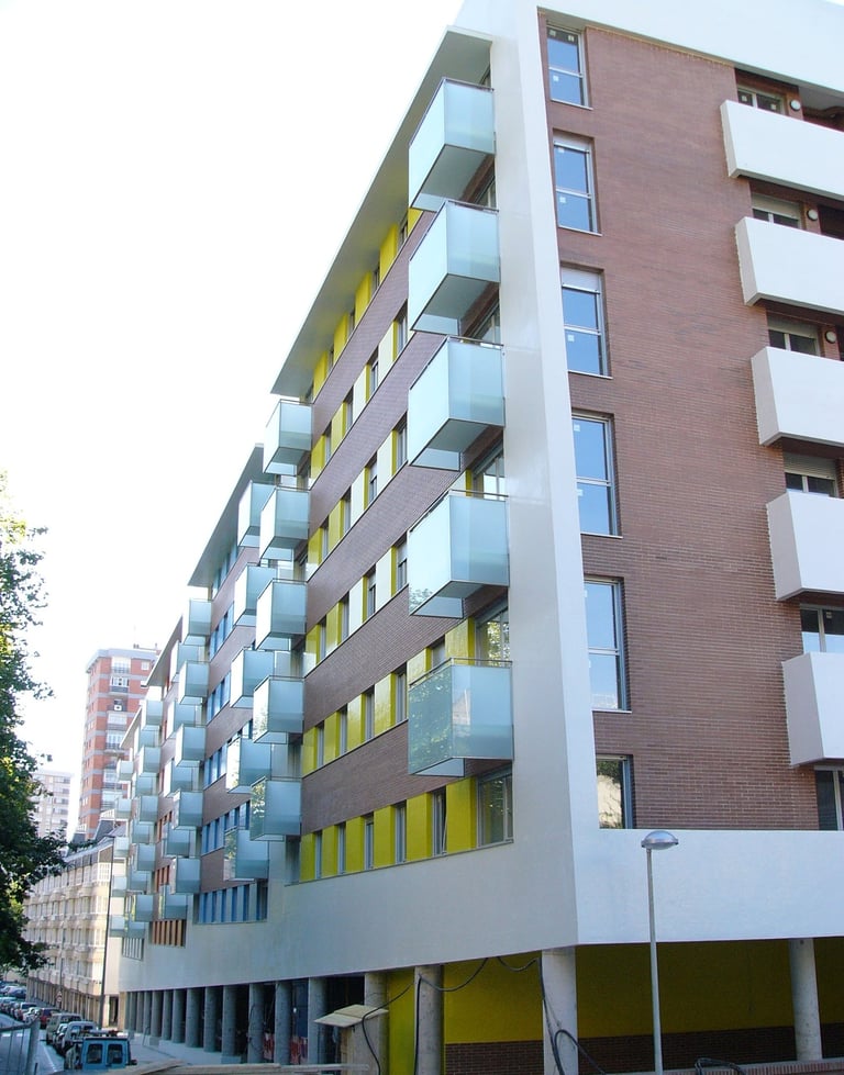 viviendas contadores GURBAIN arquitectura