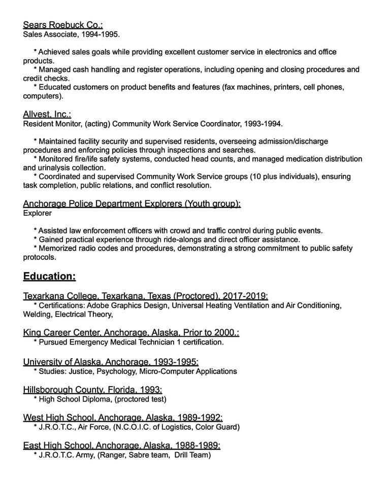 william edward piers resume page 3