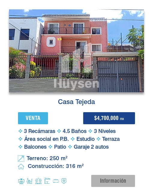 casa en venta de 3 pisos en Tejeda, Corregidora