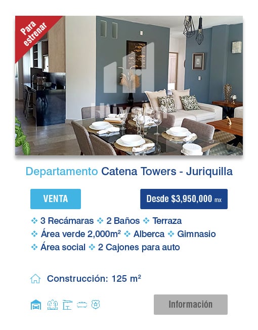departamento en Cumbres del Lago, Juriquilla, Queretaro