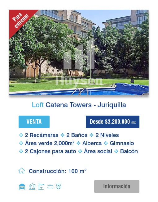 loft en 2 niveles en Cumbres del Lago, Juriquilla, Queretaro
