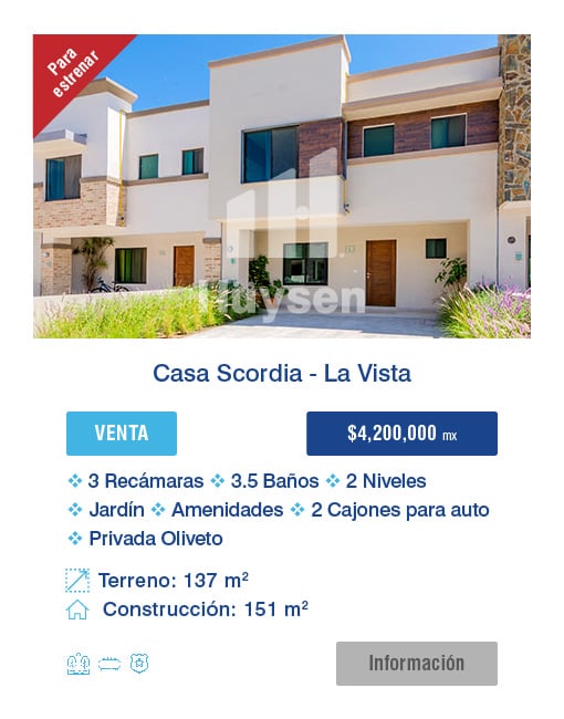 venta casa en Residencial La Vista, Queretaro