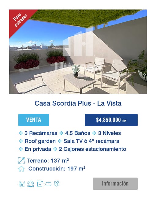 venta casa en Residencial La Vista, Queretaro