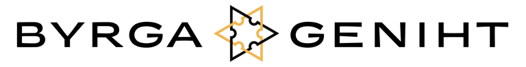 The Byrga Geniht logo, including a central six-pointed star made of the letters alpha and omega