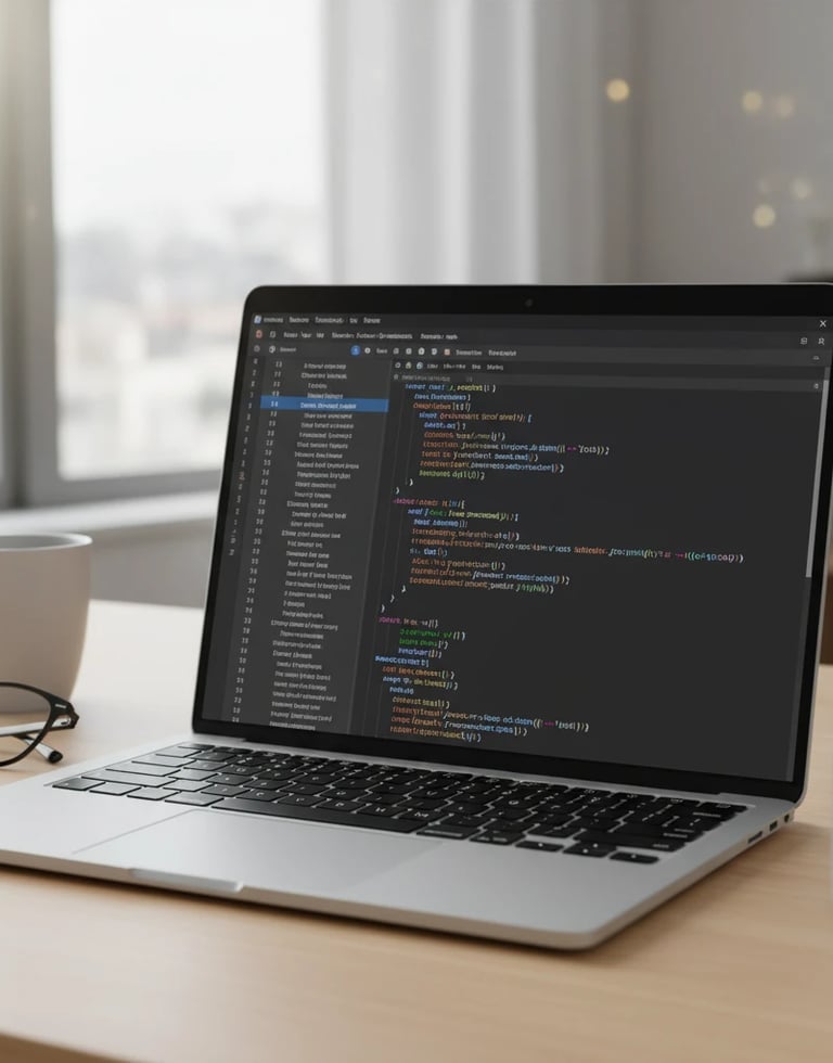 Indian college students working together on laptops during AI and coding session in a computer lab