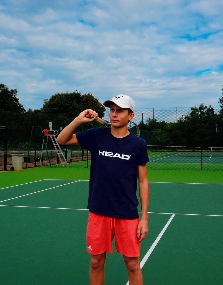 Grégoire Denis joueur de tennis français prometteur