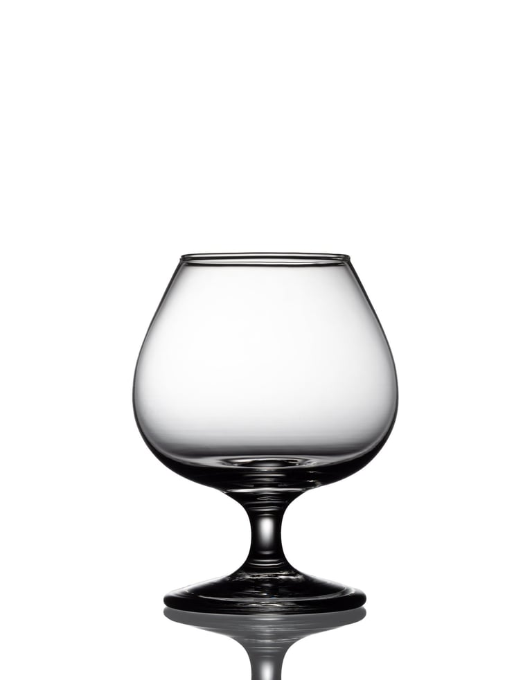 glass with reflection