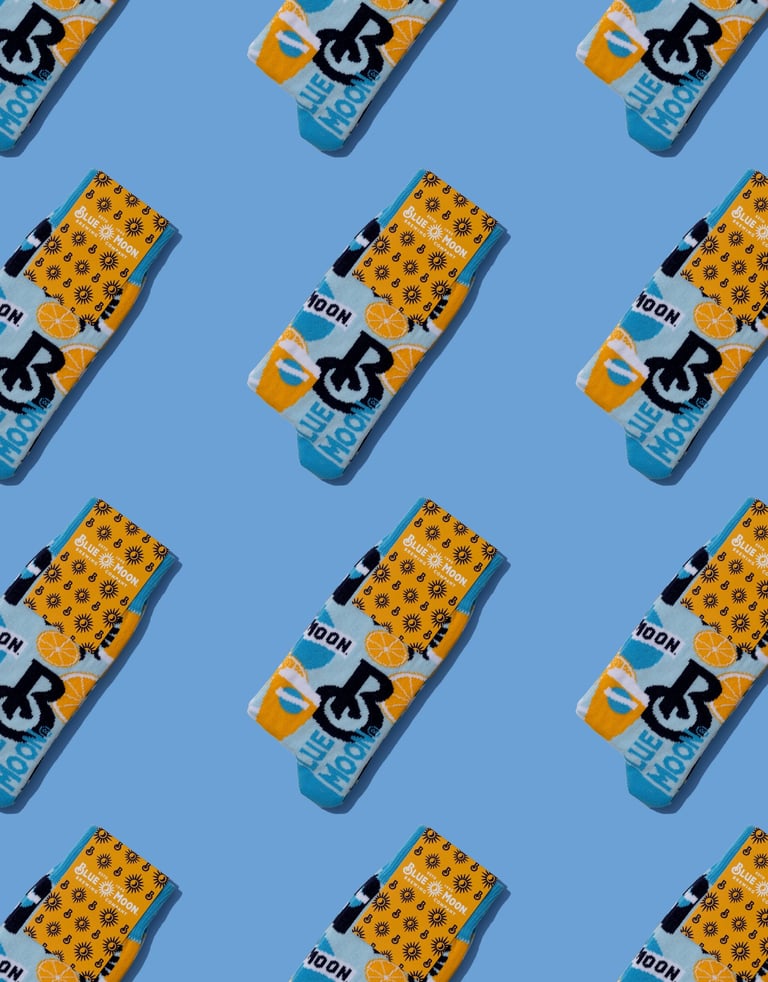 socks in a pattern