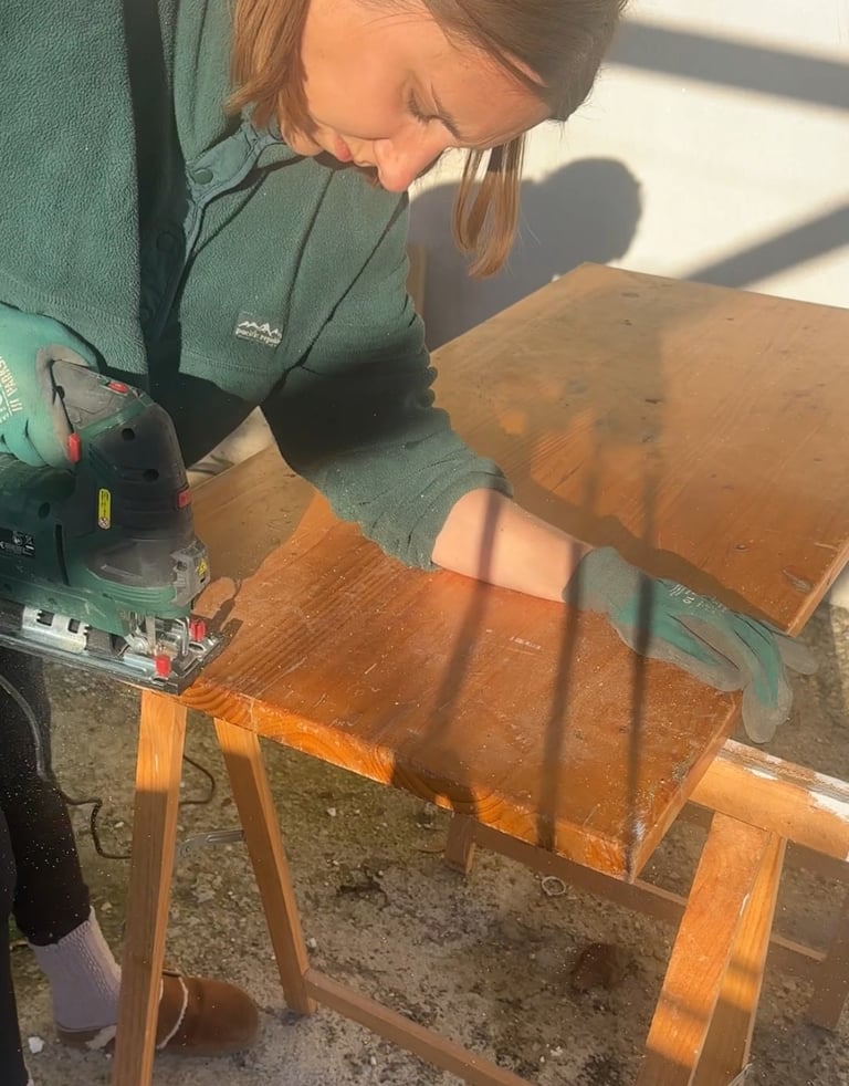tuto diy fabriquer une table basse en bois vintage
