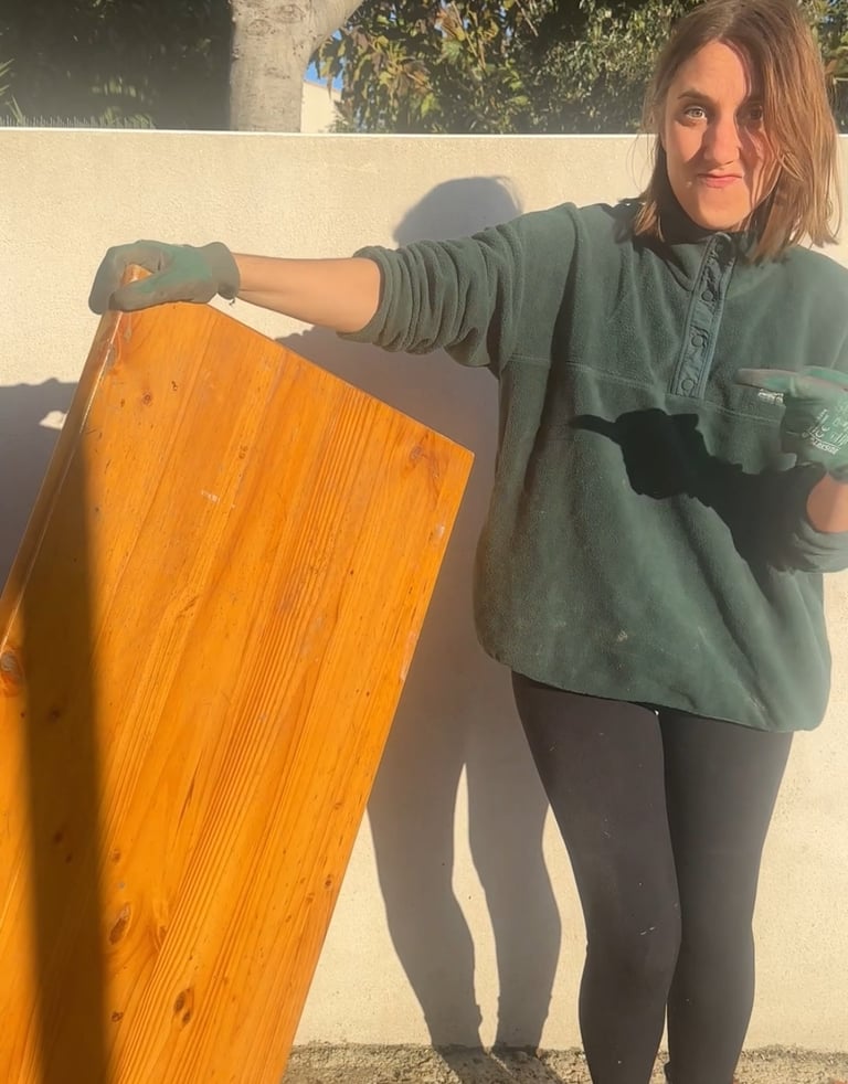 je fabrique ma prore table naga