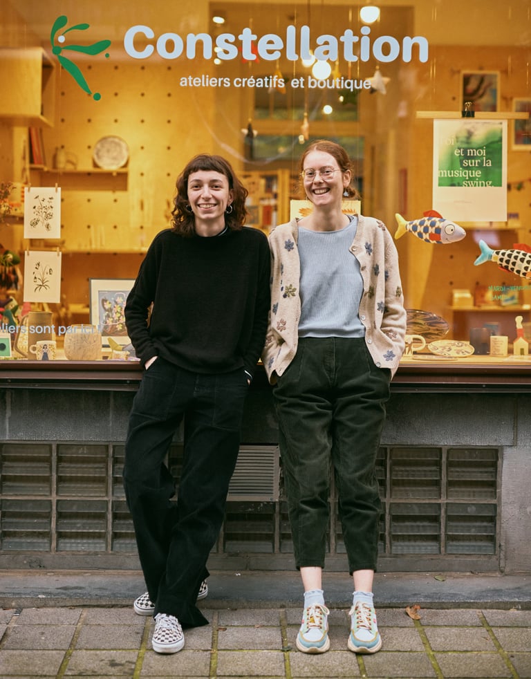 Maude et Coline, fondatrice de Constellation atelier boutique