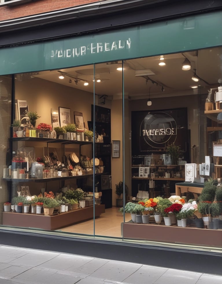 Close-up of stylish clothing items displayed on hangers in a bright store.