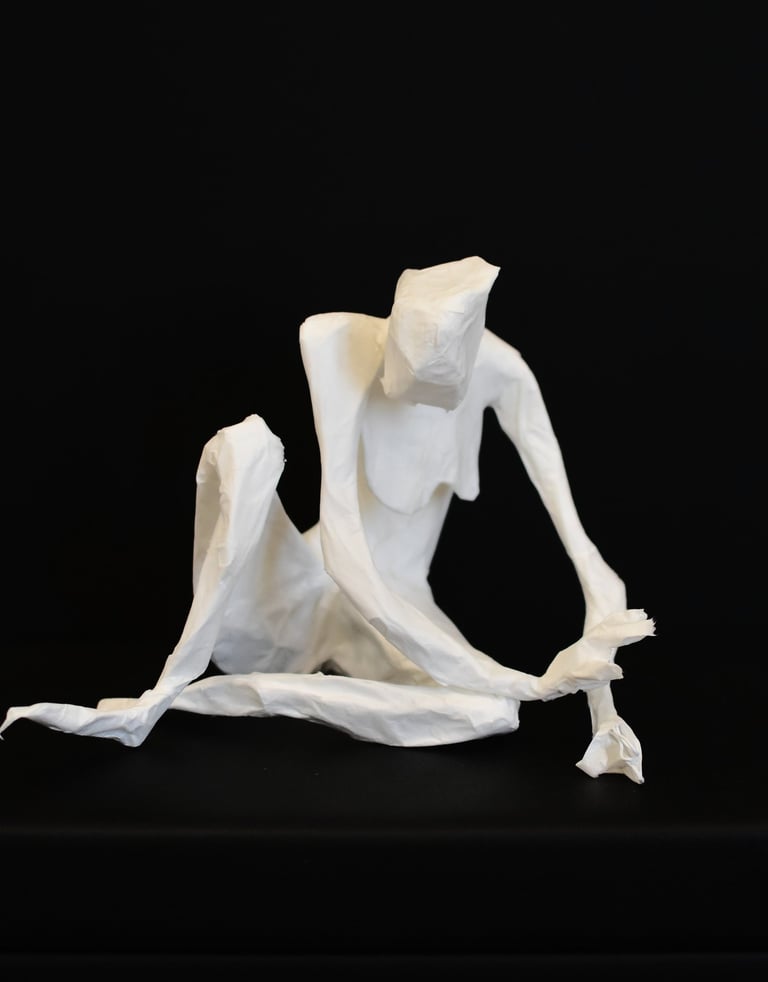 papersculpture sculpture en papier mouvement