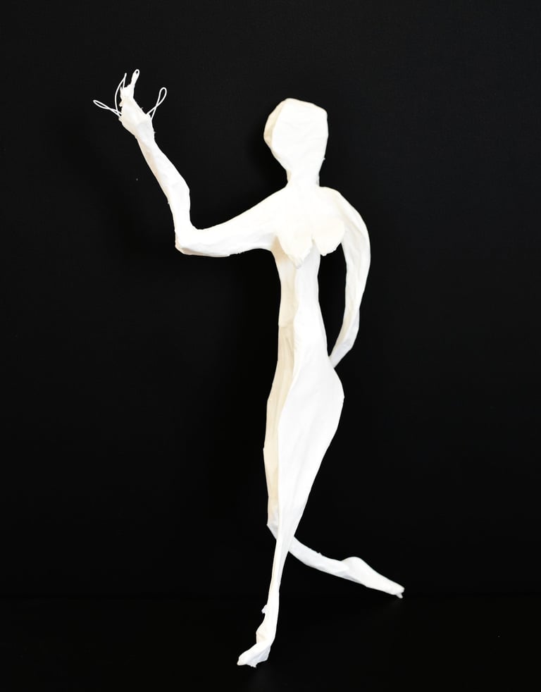 papersculpture sculpture en papier mouvement