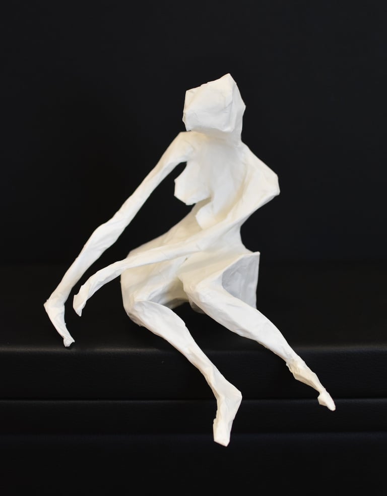 papersculpture sculpture en papier mouvement
