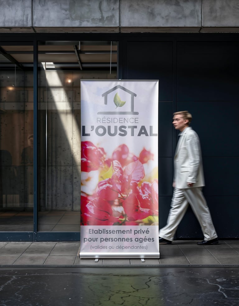 designe et impression roll-up Narbonne