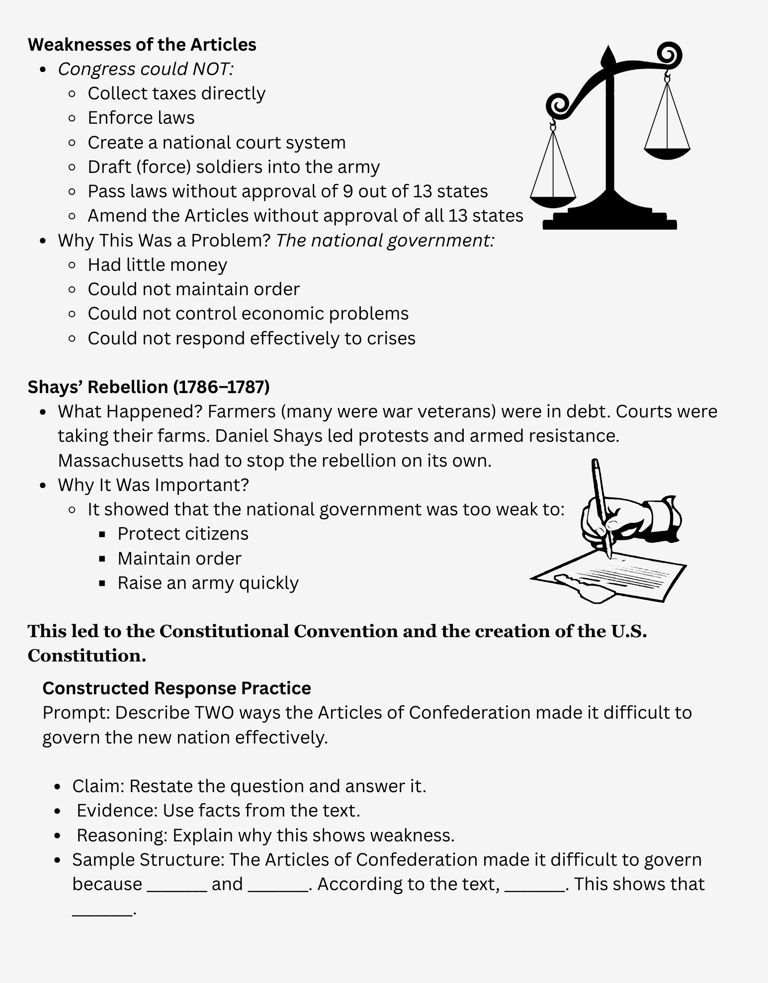 The Articles of Confederation pg 3