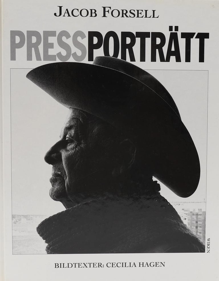 Pressporträtt bok av Jacob Forsell