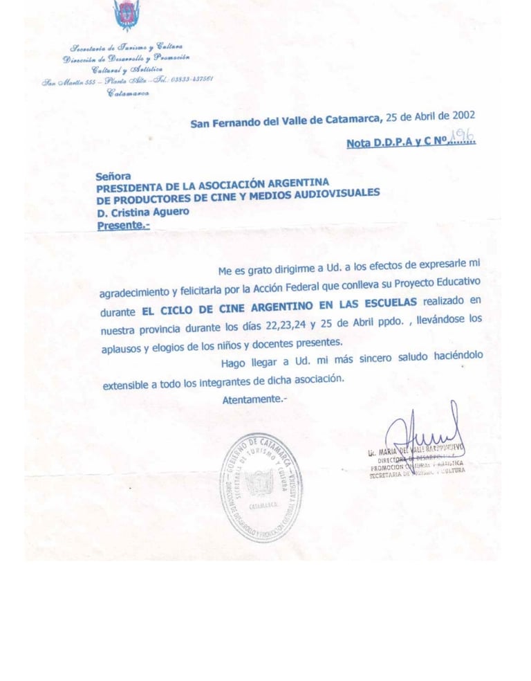 Direccion de Cultura San Fernando del Valle de Catamarca