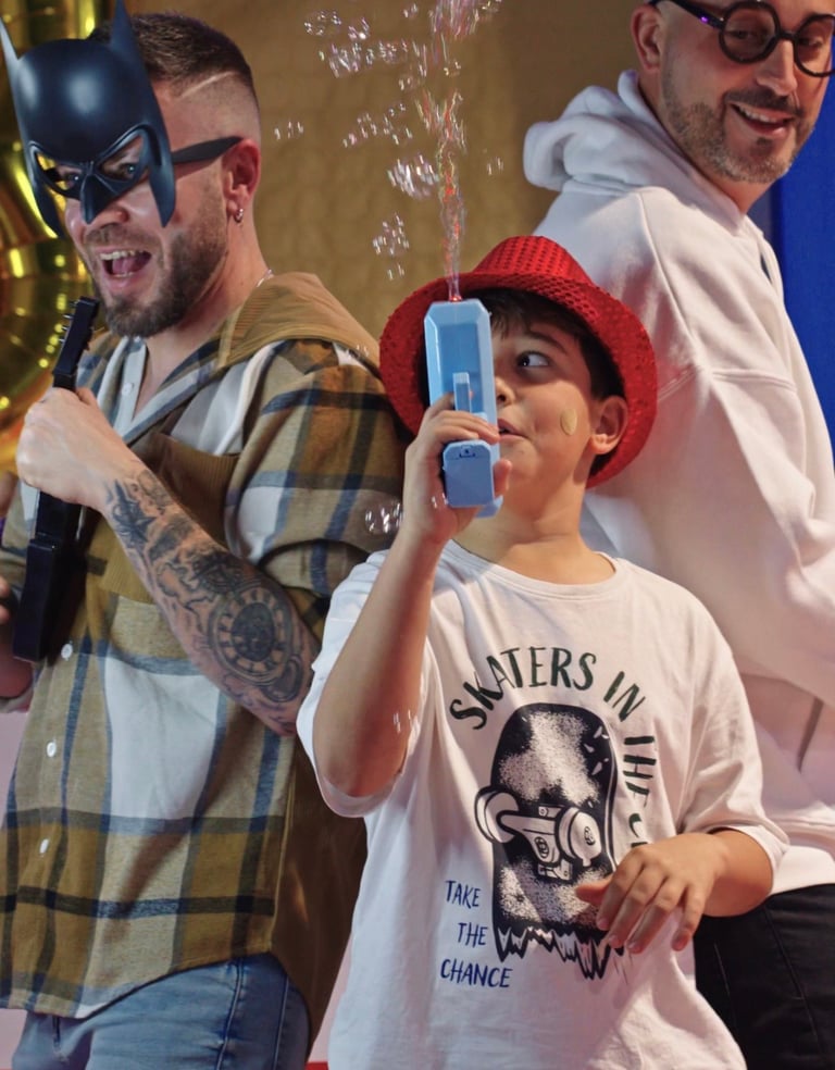 Vídeos 360 divertidos con amigos en eventos y fiestas inolvidables