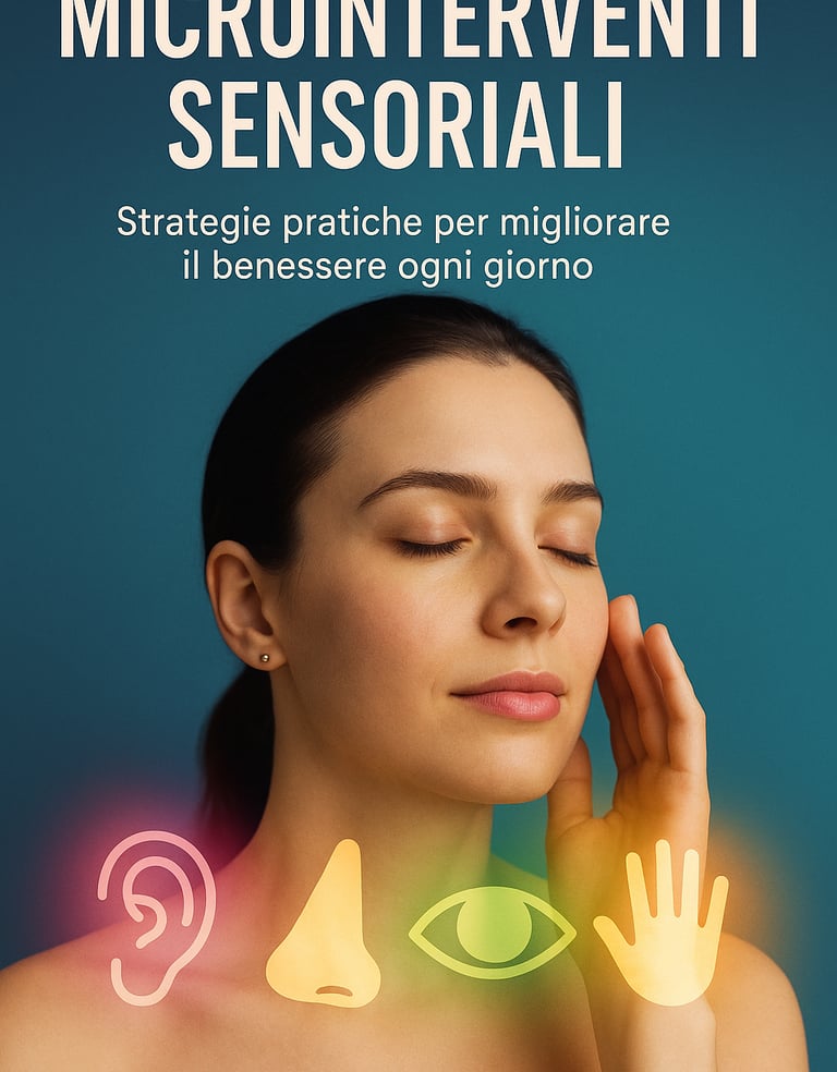 Scopri come i microinterventi sensoriali migliorano il tuo benessere: tatto, suoni, profumi, colori