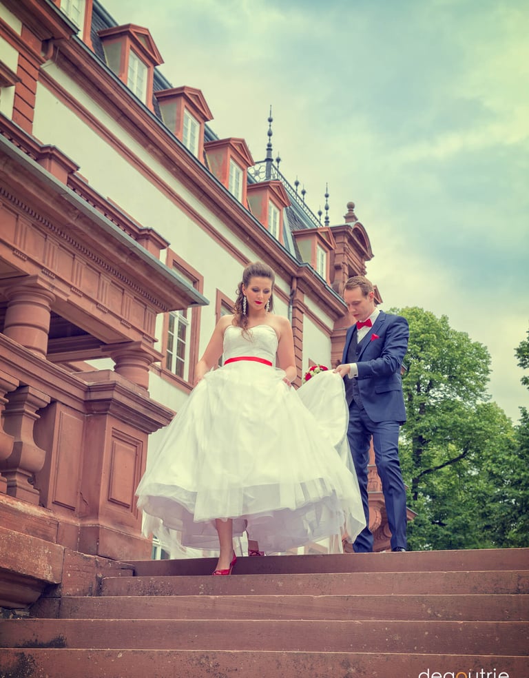 Brautpaarportraits im Schlosspark Philippsruhe