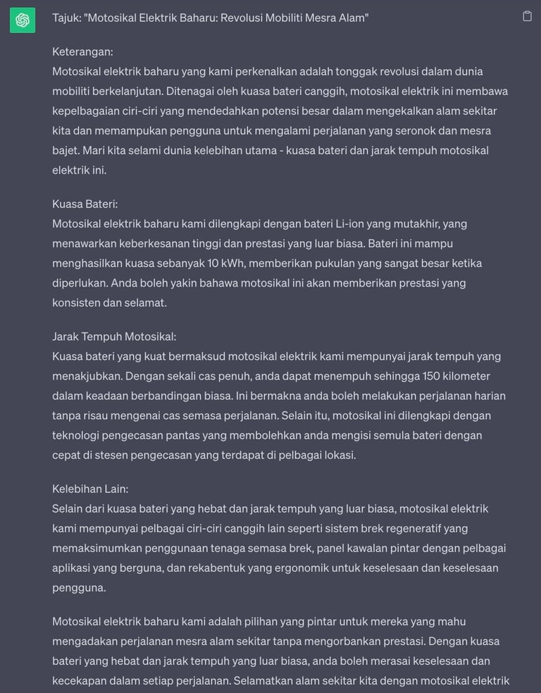 Chatgpt untuk pemasaran