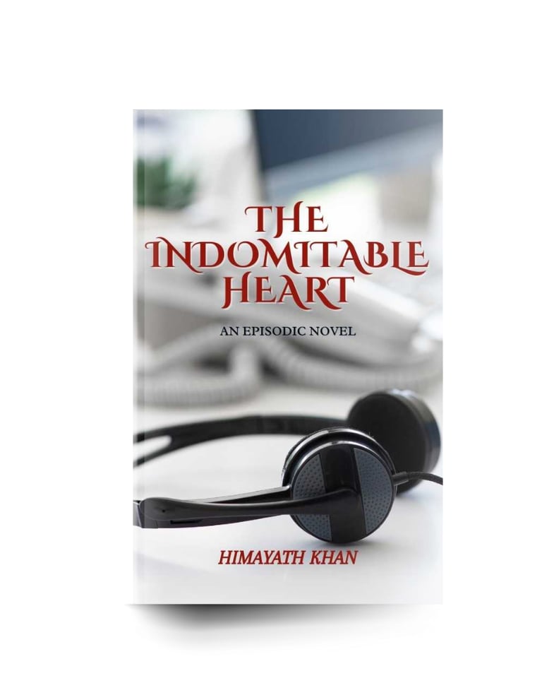 a book cover of the free book the indomitable heart by Himayath Khan