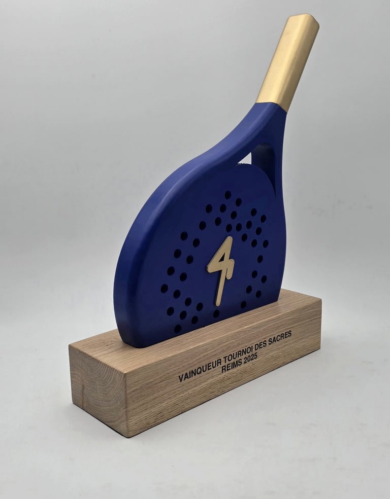 Trophée personnalisé 4 Padel