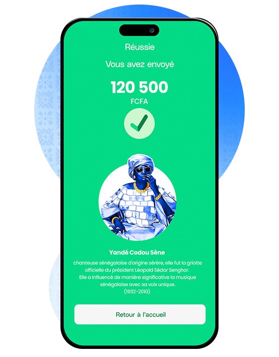 Ecran success, Cauri Money, App mobile, Yande codou Sene,