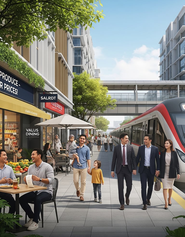 cheaper groceries, dining, and easy cross-border commute with RTS link at Bukit Chagar, JB