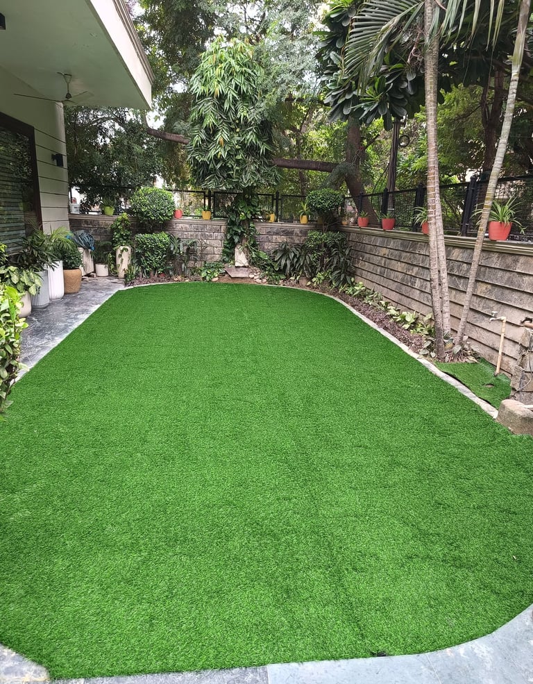 Artificial Grass After Installation Image