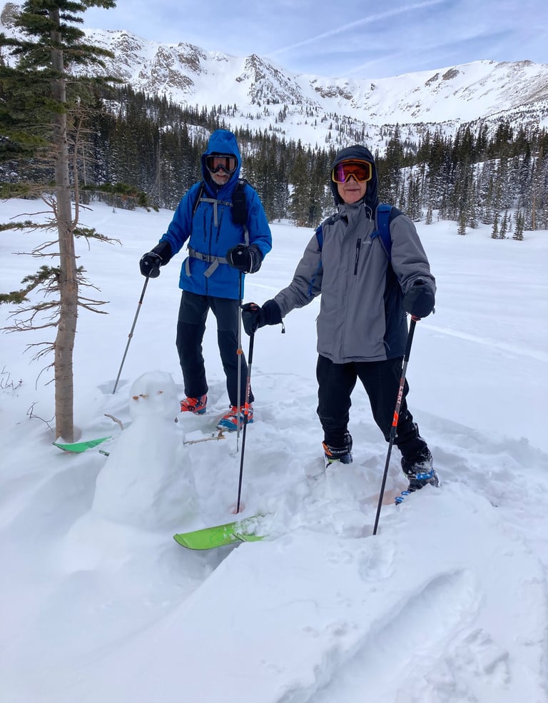 Lower Forest Lake; Bill Rivers and Tom Glenn