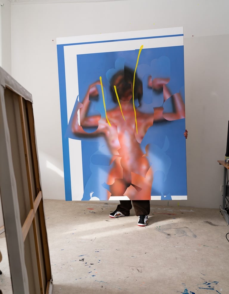 Hadas Patryk, at 21 we were immortal, large painting