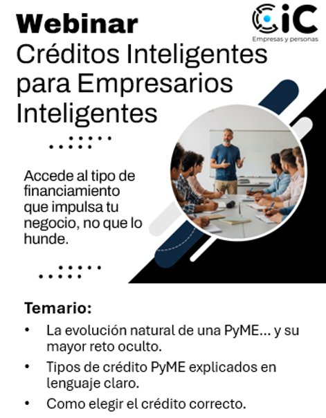 Webinar CANTRA: Creditos inteligentes para empresarios inteligentes