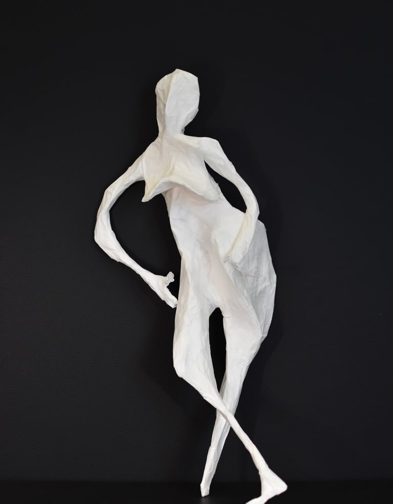 sculpture papier Sète France