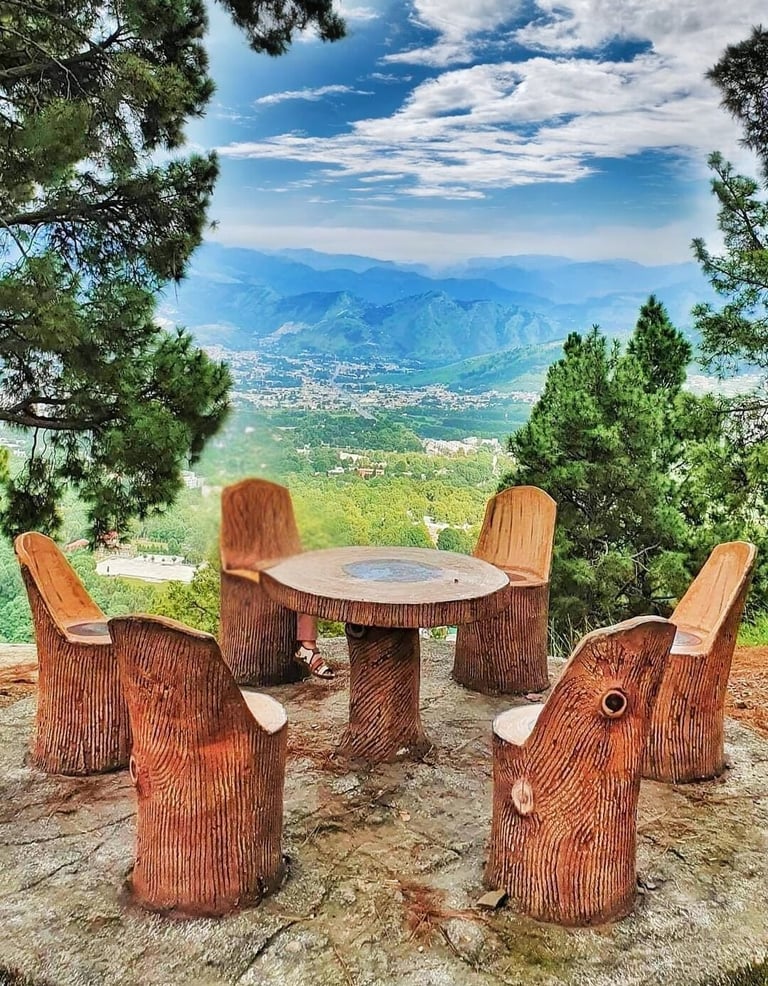 Picture of Abbottabad taken from shimla hill