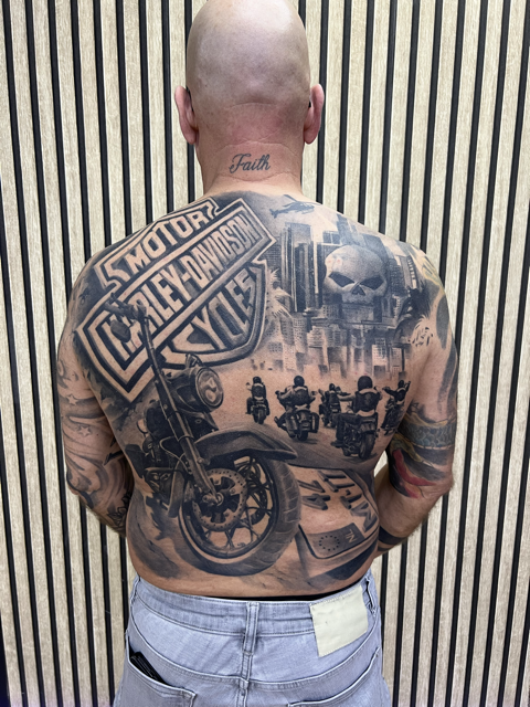 moto bike tattoo  bikers tattoo
